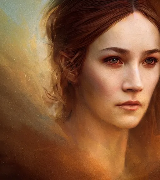 Prompt: riveting gracious seductive oracle of delphi portrait, soft rim light, mysterious atmospheric lighting, painted, intricate, volumetric lighting, beautiful, rich deep colours masterpiece, golden hour, sharp focus, ultra detailed, by leesha hannigan, ross tran, thierry doizon, kai carpenter, ignacio fernandez rios