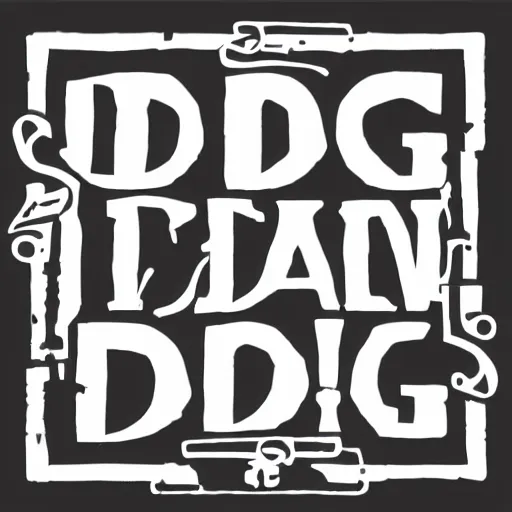 Image similar to graphic design logo for a d&d podcast, modern, clean,