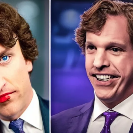 Prompt: tucker carlson as the joker