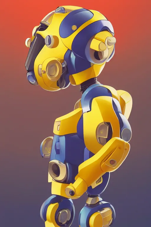 Image similar to metabots medabots medarotto medarot robot minimalist comics helmet mask neon cybereye, behance hd by jesper ejsing, by rhads, makoto shinkai and lois van baarle, ilya kuvshinov, rossdraws global illumination ray tracing hdr radiating a glowing aura