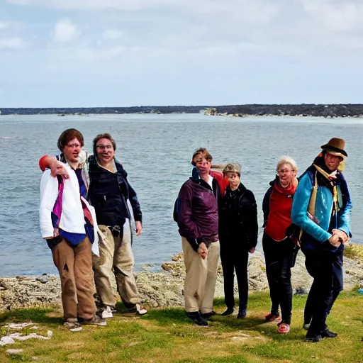 Prompt: photo of people from bretagne