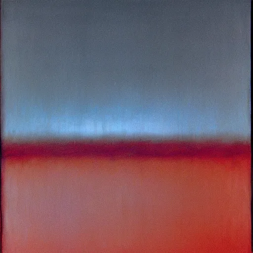 Image similar to the abstract painting'arctic void ', by caspar david friedrich, by rothko