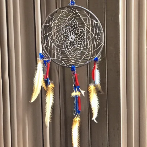 Image similar to high powered industrial next generation mechanical dream catcher