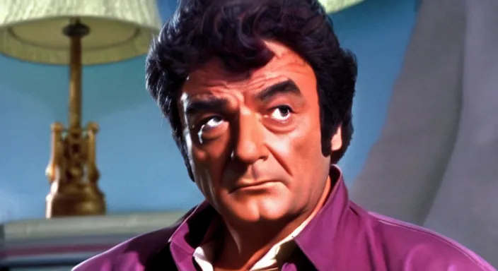 Image similar to a still of columbo in scooby - doo ( 1 9 6 9 ), 4 k, hi - res