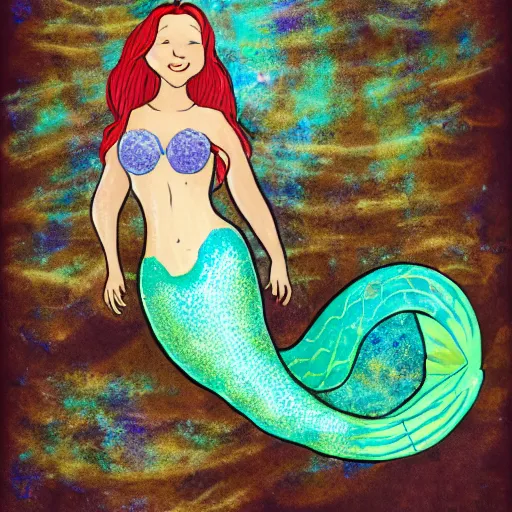 Image similar to a mermaid