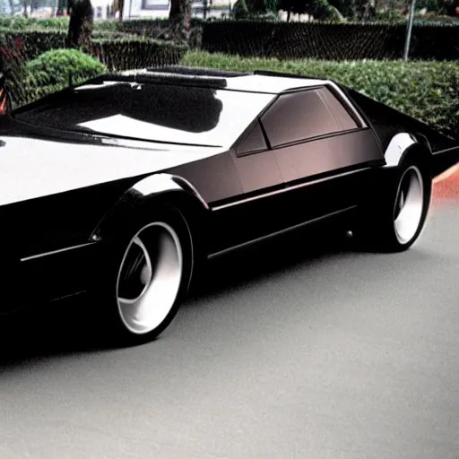 Image similar to a photo of the car from knight rider