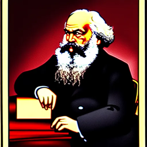 Image similar to karl marx pondering his orb, playstation 1 graphic