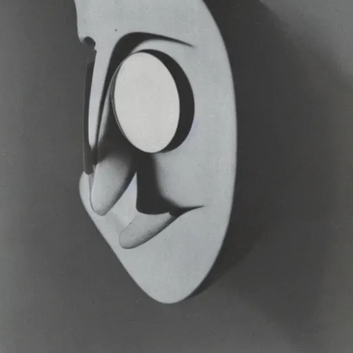 Image similar to The ‘Naive Oculus’ by Man Ray, auction catalogue photo, private collection, provided by the estate of Marcel Duchamp