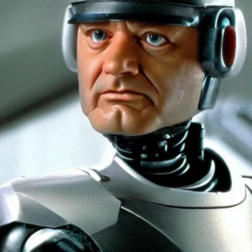 Image similar to bill murray as robocop