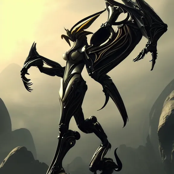 Image similar to highly detailed giantess shot exquisite warframe fanart, looking up at a giant 500 foot tall beautiful stunning saryn prime female warframe, as a stunning anthropomorphic robot female dragon, looming over you, camera looking up, posing elegantly, sharp claws, intimidating, proportionally accurate, anatomically correct, sharp claws, two arms, two legs, camera close to the legs and feet, giantess shot, upward shot, ground view shot, epic low shot, high quality, captura, realistic, professional digital art, high end digital art, furry art, macro art, giantess art, anthro art, DeviantArt, artstation, Furaffinity, 3D realism, 8k HD render, epic lighting, depth of field