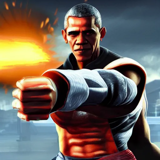 Prompt: screenshot of barack obama in mortal combat x, good graphic, highly detailed, rtx engine, nvidia geforce