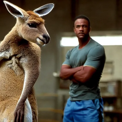 Image similar to kangaroo jack as a gangster film