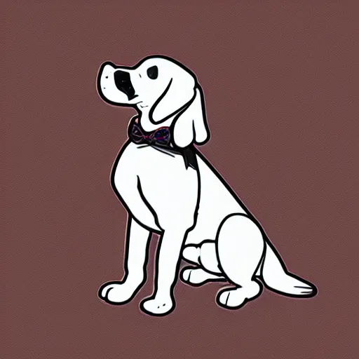 Image similar to a perfectly designed elegant and ornate android dog