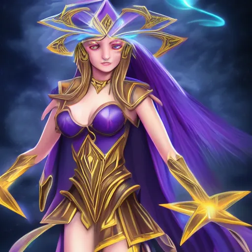 Image similar to beautiful dark magician girl, full body, mystical, ultra detailed, 4k