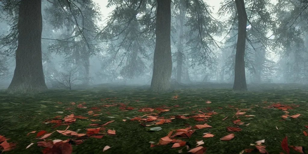 Prompt: where was i when you died, forest, grave, falling leaves, 8k, ultra realistic