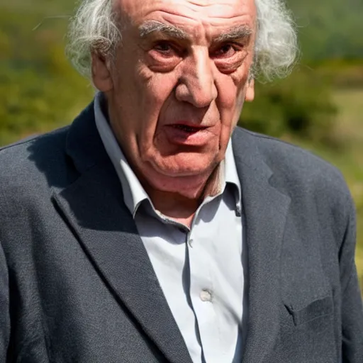 Image similar to Miloš Zeman as Hector Salamanca