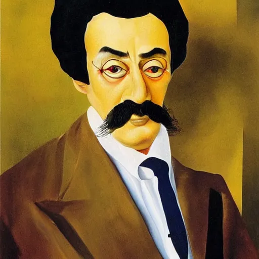 Prompt: profesor baltazar painted by salvador dali