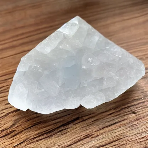 Image similar to raw clear quartz crystal natural formation