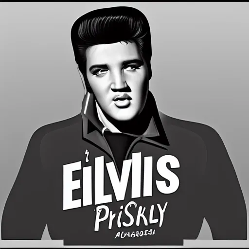 Image similar to Elvis Presley poster trending on art station 8k