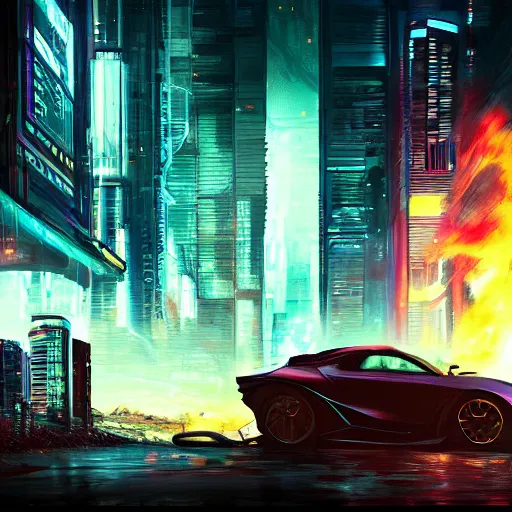 Steam Workshop::Cyberpunk car wallpaper(1920x1080)