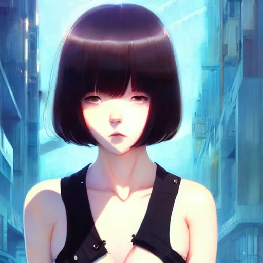 Image similar to what is the cause of the end of our reality? by wlop, ilya kuvshinov, artgerm, krenz cushart, greg rutkowski, hiroaki samura, range murata, james jean, katsuhiro otomo, erik jones