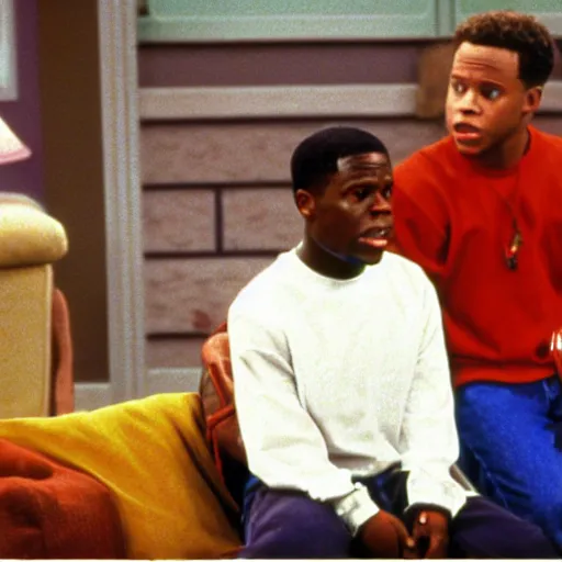 Image similar to a tv still of Kevin Hart starring in Boy Meets World (1993)