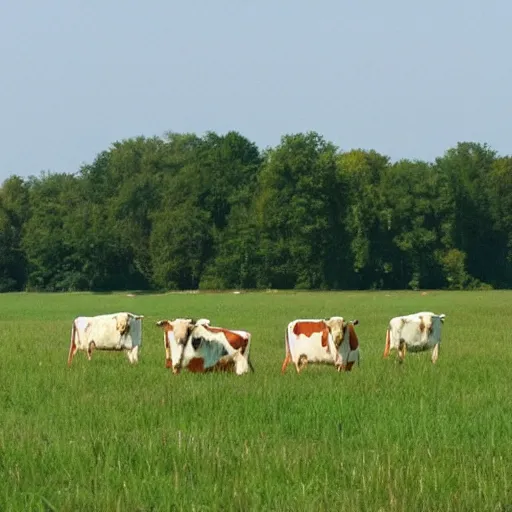 Image similar to cows in a field of corn