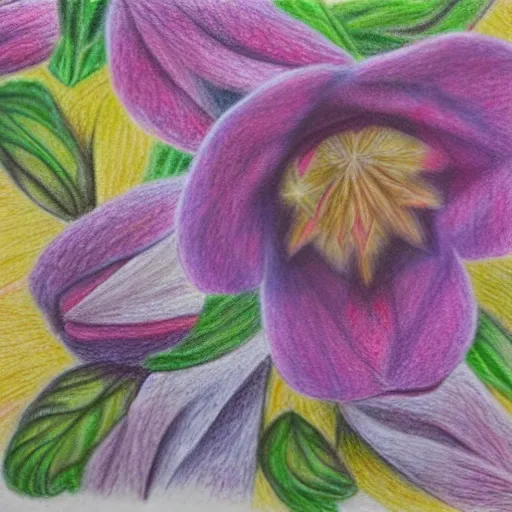 Image similar to colored pencil art