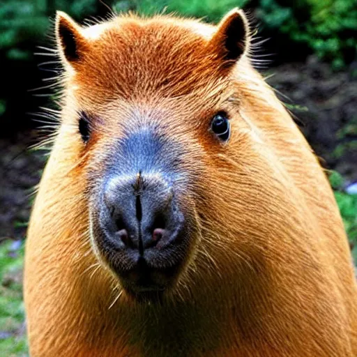 Prompt: that is a good looking capybara