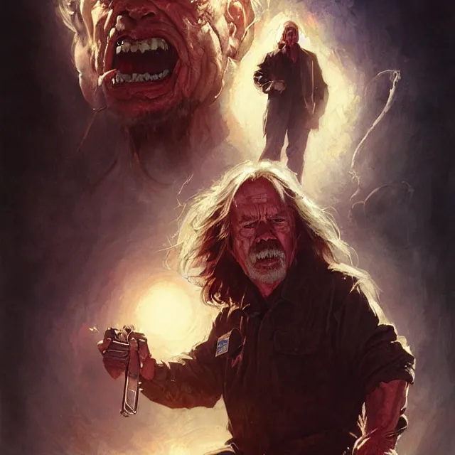 Image similar to the thing john carpenter, by stanley artgerm lau, wlop, rossdraws, frank frazetta, andrei riabovitchev, marc simonetti