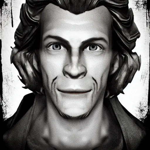 Image similar to casting photo for the role of guybrush threepwood. canon 5 d mark iii, photorealistic, polaroid filter