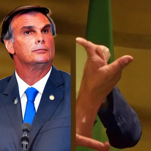 Image similar to chad president jair messias bolsonaro