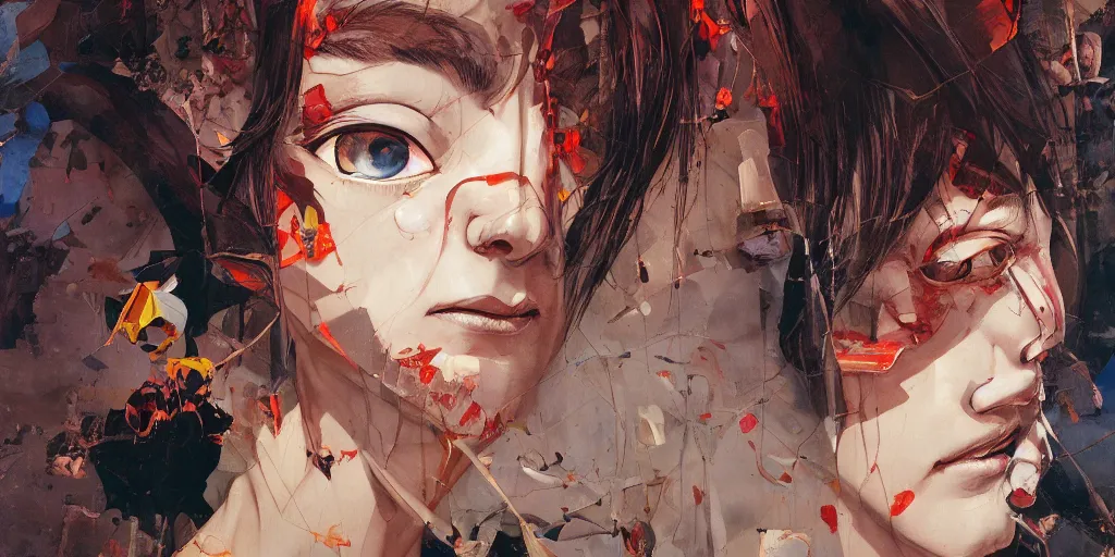 Image similar to monumental portrait soft light painted by satoshi kon and katsuhiro otomo and erik jones, inspired by akira anime, smooth face feature, intricate oil painting, high detail illustration, sharp high detail, manga and anime 1 9 9 9