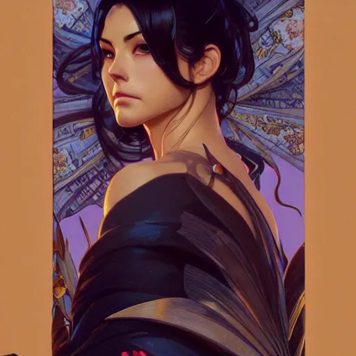 Prompt: highly detailed vfx portrait of nico robin, stephen bliss, greg rutkowski, loish, rhads, beeple, makoto shinkai, tom bagshaw, alphonse mucha, sharp focus, art by artgerm and greg rutkowski, stanley kubrick, backlit, harsh overhead sunlight,