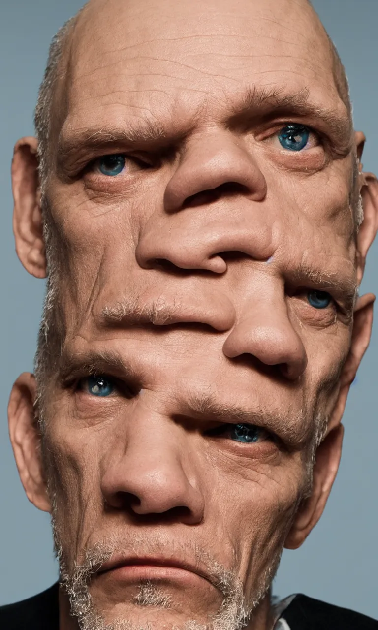 Prompt: color photorealistic 8 k portrait of john malkovich