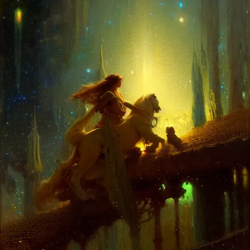 Image similar to the milk way up above, night time, midnight. highly detailed painting by gaston bussiere, greg rutkowski 8 k