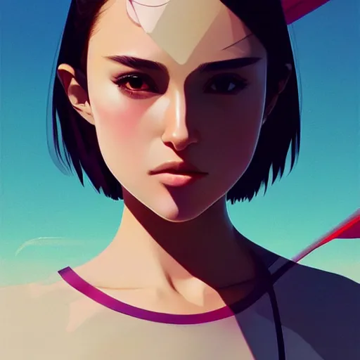 Image similar to a beautiful young japanese natalie portman alluring instagram model in crop top, by guweiz and wlop and ilya kuvshinov and artgerm and makoto shinkai and studio ghibli, symmetrical eyes, aesthetic, gorgeous, stunning, alluring, attractive, artstation, deviantart, pinterest, digital art