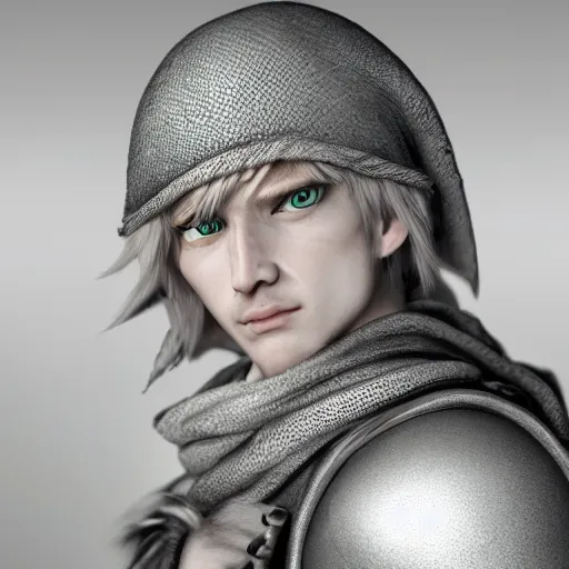 Image similar to studio portrait of albino snow elf archer, handsome, elegant, ultrafine hyperrealistic detailed face illustration by kim jung gi, irakli nadar, intricate linework, sharp focus, bright colors, matte, octopath traveler, final fantasy, unreal engine highly rendered, global illumination, radiant light, intricate environment