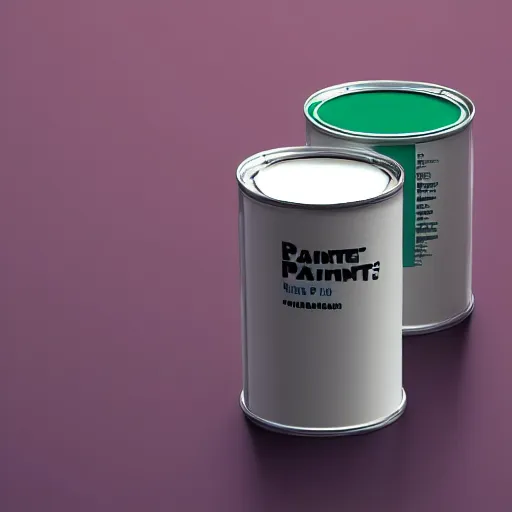 Image similar to can of paint, minimal, modern