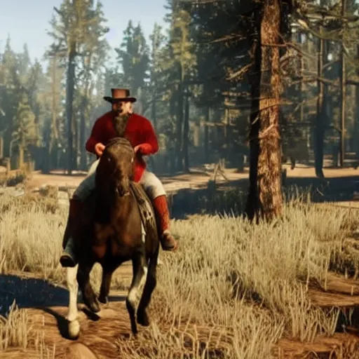 Image similar to Connor McGregor in red dead redemption 2 very detailed 4k quality super realistic