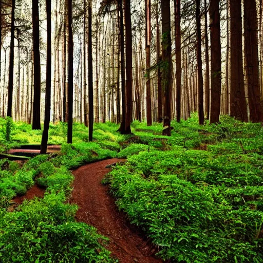 Prompt: https://i.pinimg.com/564x/63/56/a6/6356a6f23a7b322eaa6cca4e79903e43.jpg, forest in 3d