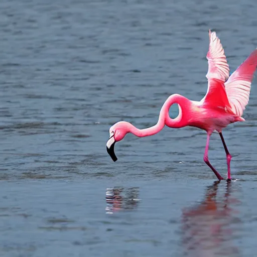 Image similar to flamingo flying together