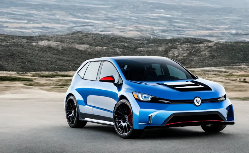 Image similar to the electric suv callaway will release soon, product photography, wrx golf, golf digest