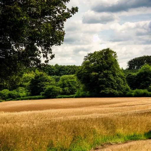 Image similar to English countryside in mid summer.