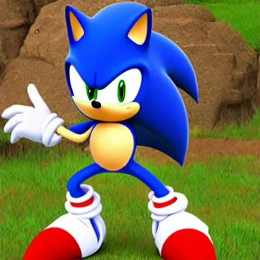 Image similar to sonic as a rabbit