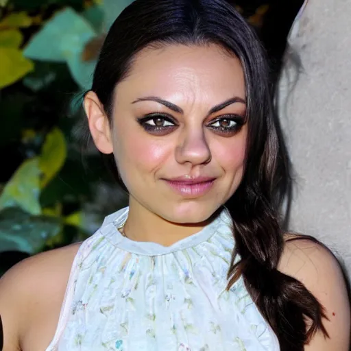 Prompt: mila kunis as a disney character.