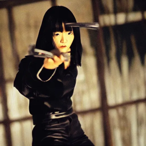 Image similar to still frames from kill bill 3 movie