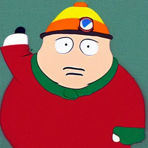 Prompt: eric cartman from south park