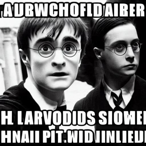 Image similar to harry potter and adolf