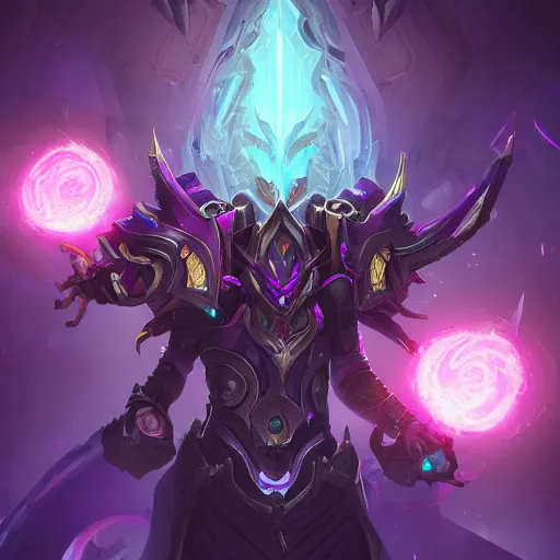 Prompt: arcane style void trap, mechanical trap, bright art masterpiece artstation. 8k, sharp high quality artwork in style of Jose Daniel Cabrera Pena and Greg Rutkowski, concept art by Tooth Wu, blizzard warcraft artwork, hearthstone card game artwork, violet flower, violet flower, violet flower, portal